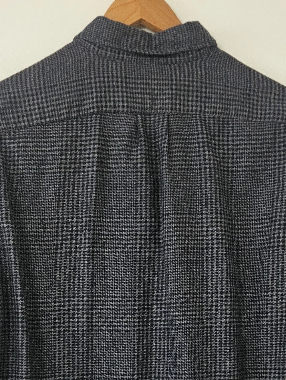 J Crew Mens Shirt M Slim Cashmere Blend Flannel Plaid BN823 Soft Preppy Office